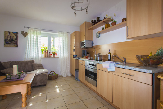 Küche in Ihrer Ferienwohnung am Brombachsee