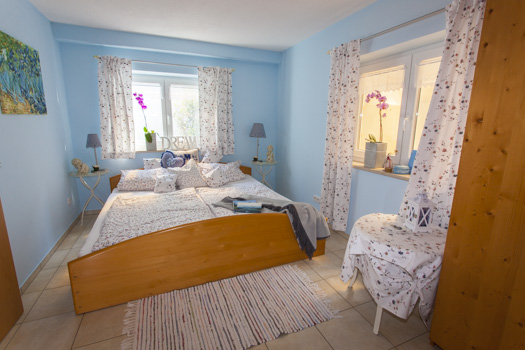 Schlafzimmer in Ihrer Ferienwohnung am Brombachsee